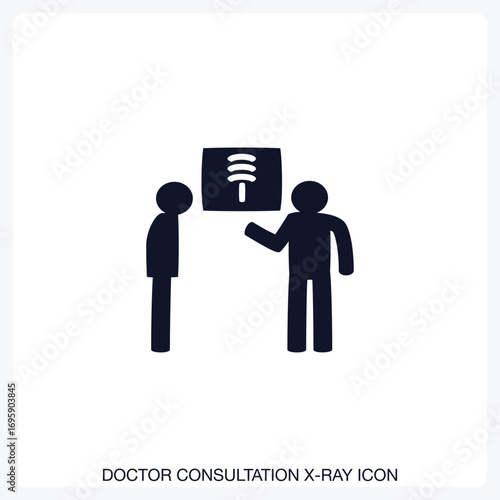 Doctor Consultation X-ray Icon