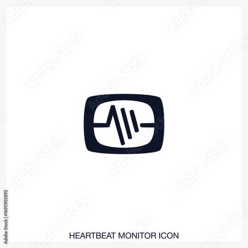 Heartbeat Monitor Icon
