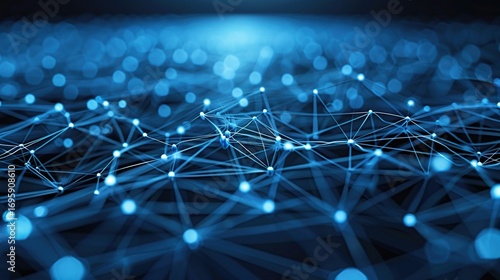 Abstract Network Connections Visualization with Dynamic Data Transfer Aesthetics
