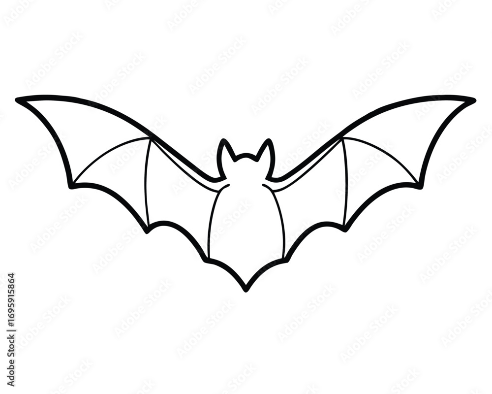 Fototapeta premium bat vector illustration