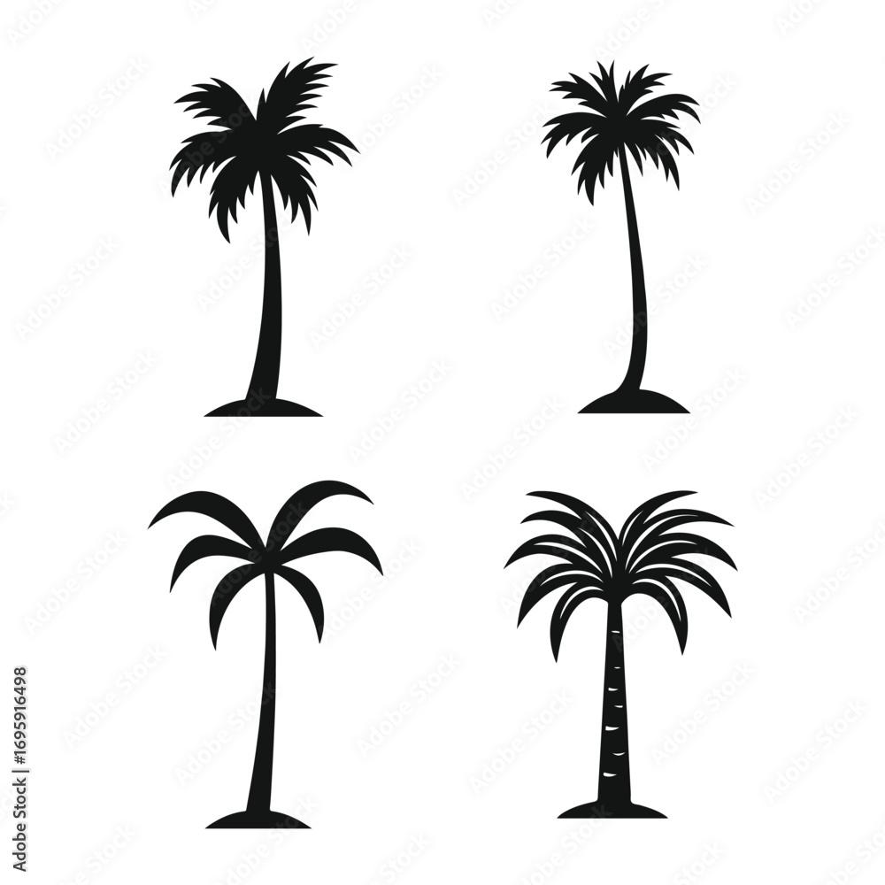 Obraz premium PrintPalm Tree SVG