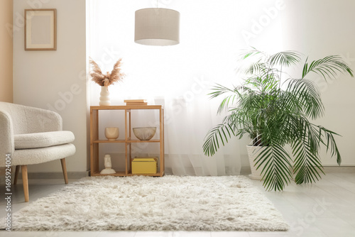 Cozy living room interior w...