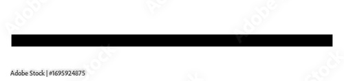 Straight line stripe series, thick horizontal line black color for graphic design element
