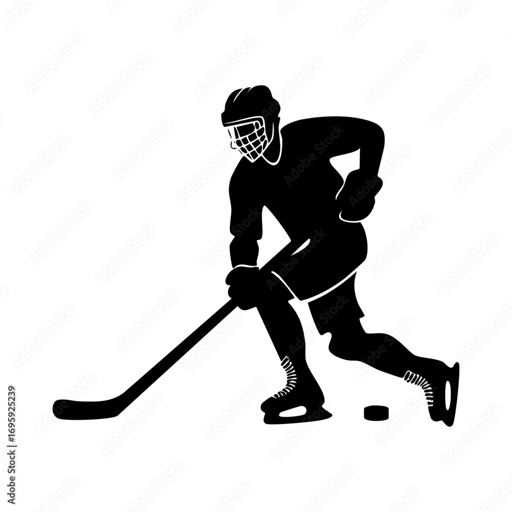 Fototapeta premium Ice Skating Player