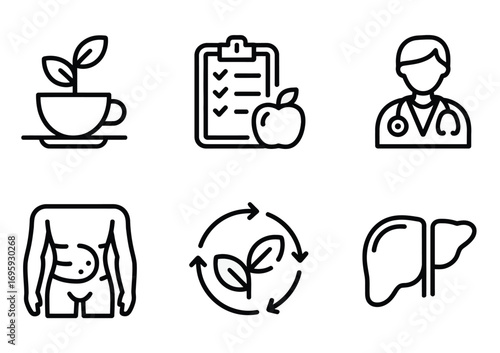 Wellness diet healthy lifestyle nutrition doctor liver health digestion organic food plant based diet plan