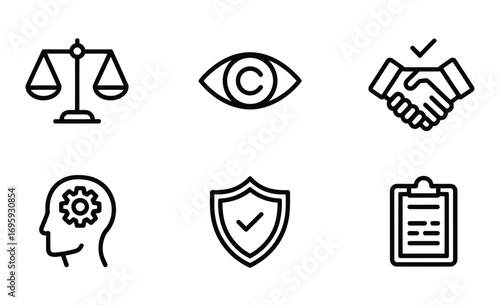 Business law copyright protection agreement intellectual property rights balance security idea
