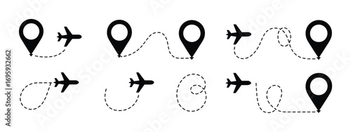 Airplane flight routes travel destinations travel planning vacation destinations travel routes flight route map