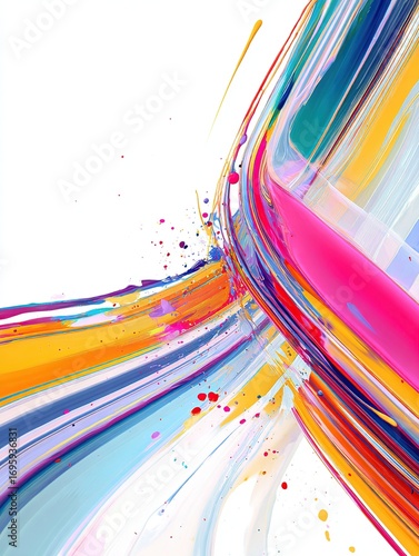 abstract background with colorful lines