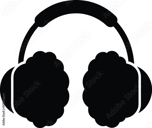 Vector earmuffs icon