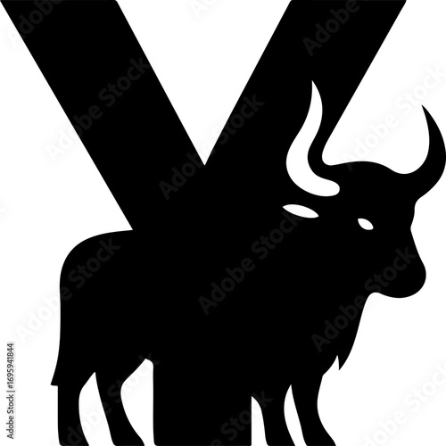 Abstract Dark Letter X Axe Logo Design: Minimalist Monochrome Branding Graphic
