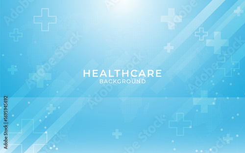 Abstract geometric medical background. Template design healthcare technology, medicine, science.