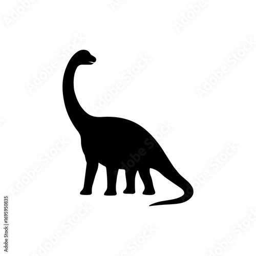 Brontosaurus Dinosaur Silhouette