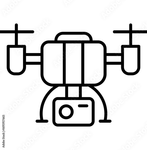 Camera Drone Icon