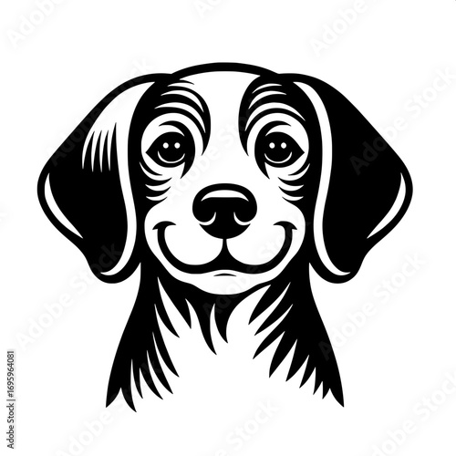 Monoline Chinese Zodiac Dog