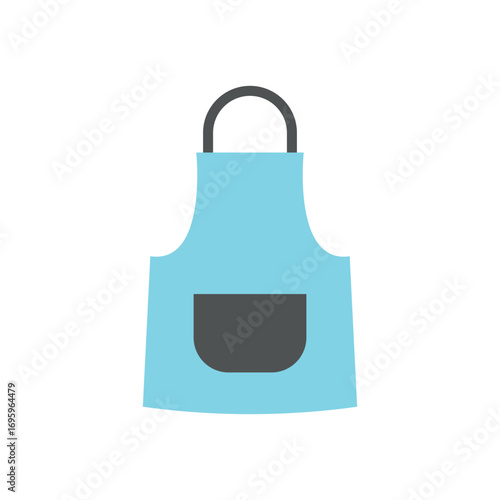 Apron icon in color for cafe, restaurant, and gourmet branding.