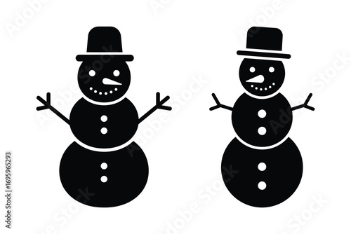 snowman vector illustration