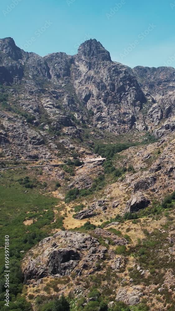 Beautiful Nature Landscape from Serra da Estrela Park in Portugal Beautiful Nature Landscape from Serra da Estrela Park in Portugal