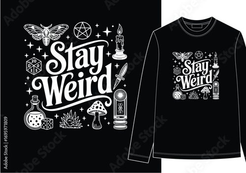HAND DRAWN STREETWEAR SHIRT WEIRD