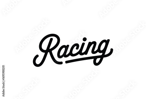 Racing A sleek, stylish, and modern design for motorsport and competitive events