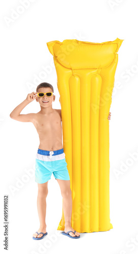 Cute little boy with inflat...