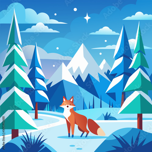 fox in the forest