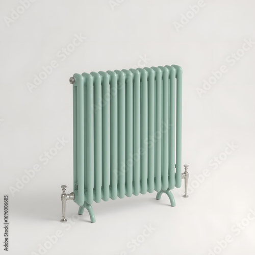 Wallpaper Mural white background and pastel Green Radiator Torontodigital.ca