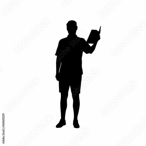 Teacher showing book to illiterate adults for literacy awareness education