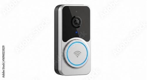 Smart doorbell enhances home security with modern technology and convenience