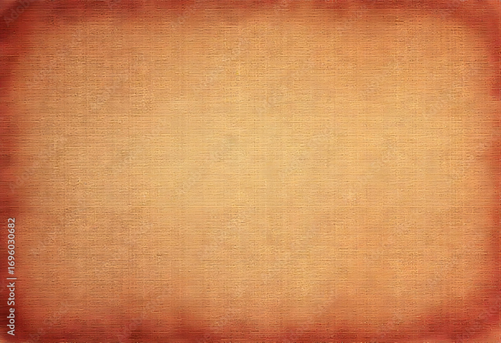 Fototapeta premium Aged parchment or textured paper background with a dark vignette border image photo