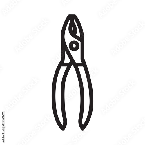 pliers isolated on white