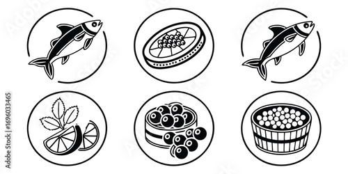 caviar-snacks-icons-set---6-minimalist-icons---bla