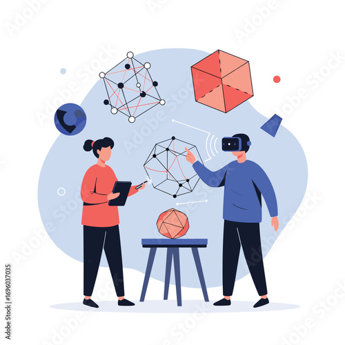 Exploring immersive virtual worlds and augmented reality experiences with digital technology