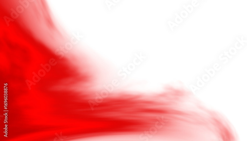 red smoke cloud fog dust isolated on transparent background. Colorful smoke smog misty fog steam explosion special effect. Smoke texture