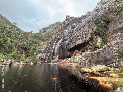 CACHOEIRA DA ZUADA, EM MIRANGABA, BAHIA, BRASIL