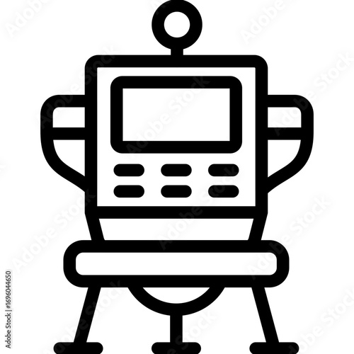 Space Lander Icon Vector Element