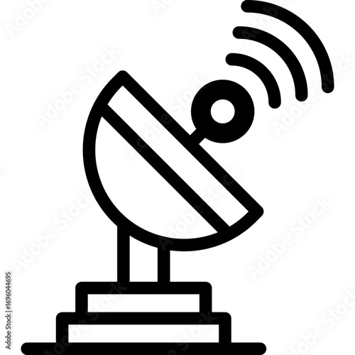 Radar System Icon Vector Element