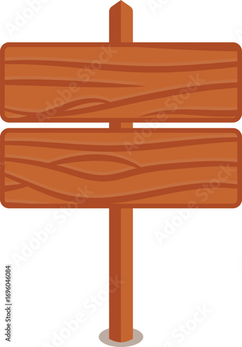 Wooden Road Sign and Pointer