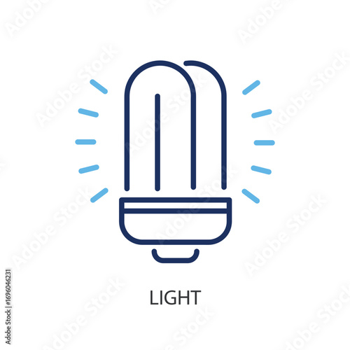 Light thin line vector icons.