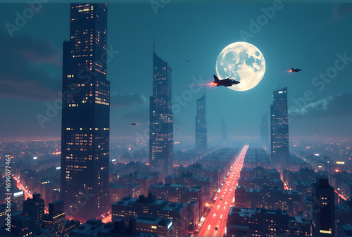 hong kong skyline at night