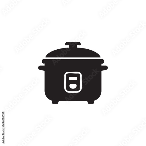 Stainless steel pan and pots isolated on white background for cooking pot.