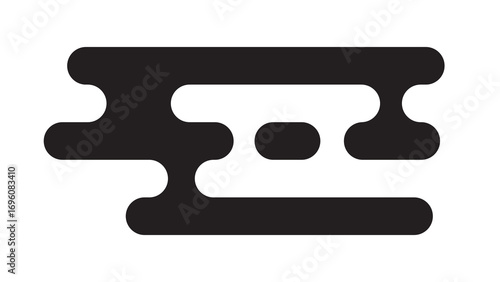 Black traditional Asian-style cloud