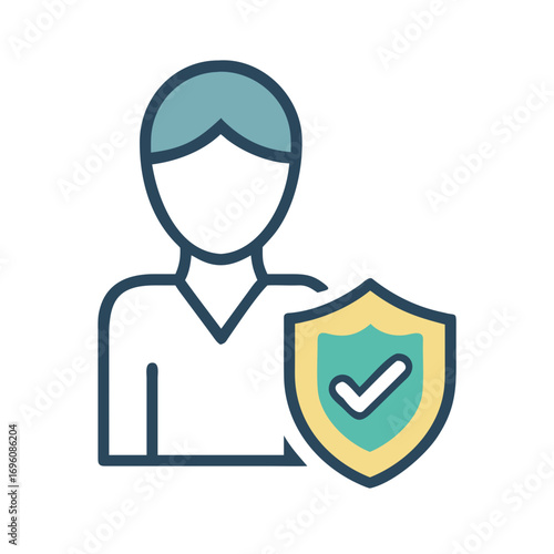 User account security protection secure profile privacy verified identity safety shield guarantee access