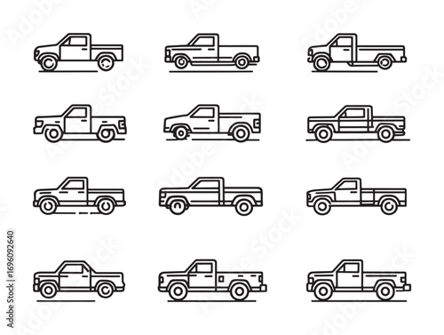 Pickup Truck Hauling Cargo With Ease