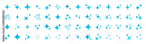 Artificial intelligence icons set. Generative Ai logo. Star symbol. Generate icon. AI stars icon. Vector illustration.