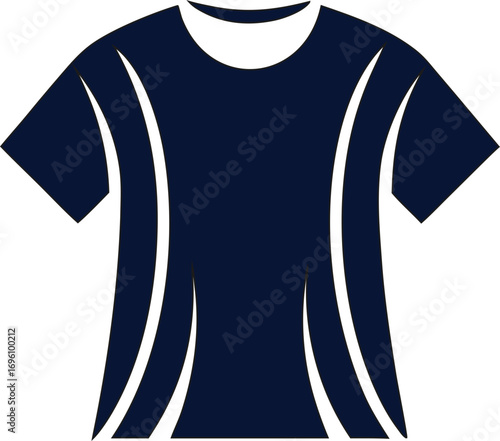 Men’s plain T-shirt silhouette vector art, ideal for streetwear branding, apparel logos, fashion marketing, and graphic design elements.