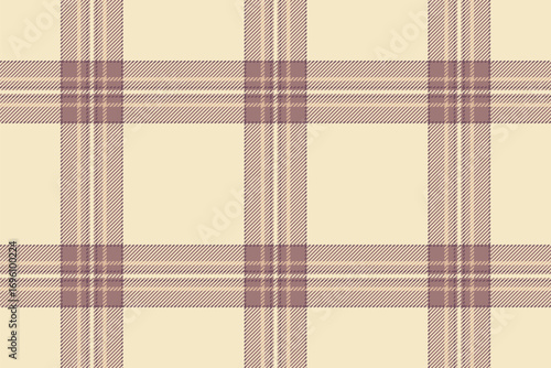 Contemporary seamless check textile, business vector plaid background. Micro pattern fabric tartan texture in light and pastel colors.