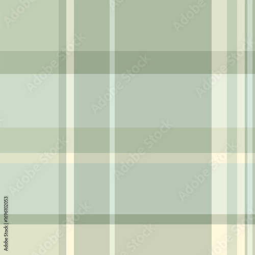 Subtle plaid pattern in calming green hues. Perfect for backgrounds, textiles, or designs needing a touch of understated elegance and organic feel.