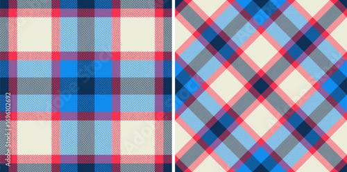 Classic tartan patterns. Stylish, colorful textile design with modern vibe and detailed textures. Ideal for backgrounds, apparel, crafts,  seasonal projects.