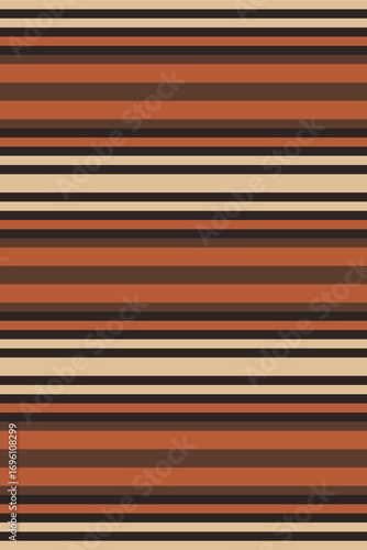 Canvas vector texture seamless, blanket background stripe vertical. Advertising textile fabric lines pattern in orange and dark colors.