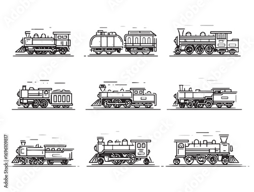 Steam locomotive efficient heavy cargo transport